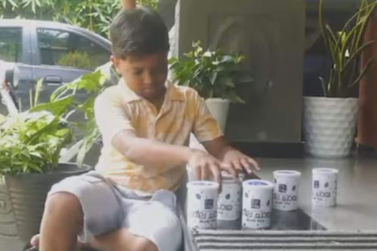 9-year-old Kerala Boy Makes Headlines With His Shankhpushpi Flower Tea Bags