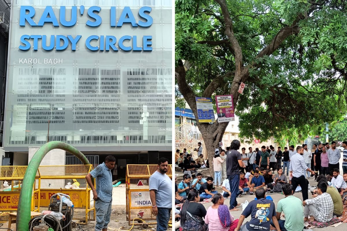 One Week Of 3 Drownings At Delhi IAS Coaching Centre: Same Basement Floods Again, Students Continue Sit-in