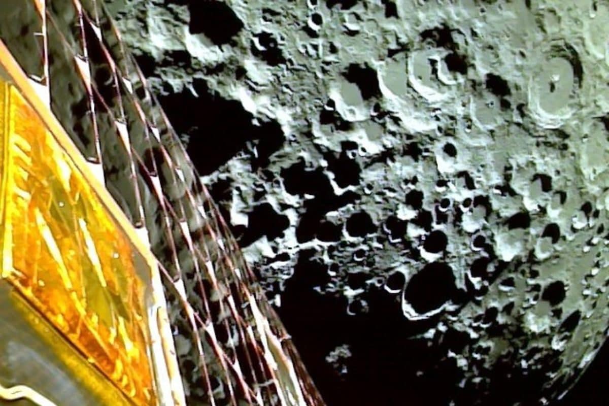 Ahead Of First National Space Day, ISRO Releases New Images Of Pragyan Rover, Chandrayaan-3 Flying Behind Moon