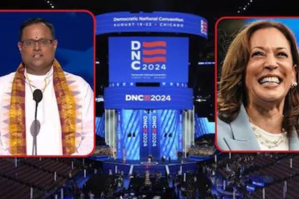 Who is Pandit Rakesh Bhatt, the Hindu Priest from Bengaluru Who Opened Kamala Harris’s Big Night