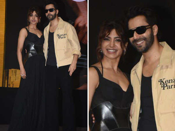 Varun Dhawan and Samantha Ruth Prabhu at Citadel: Honey Bunny teaser launch