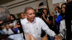 Venezuela opposition candidate leaves country