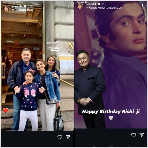Rishi Kapoor Birth Anniversary: Neetu Kapoor’s emotional post in her husband’s remembrance: ‘Would have been 72 today’