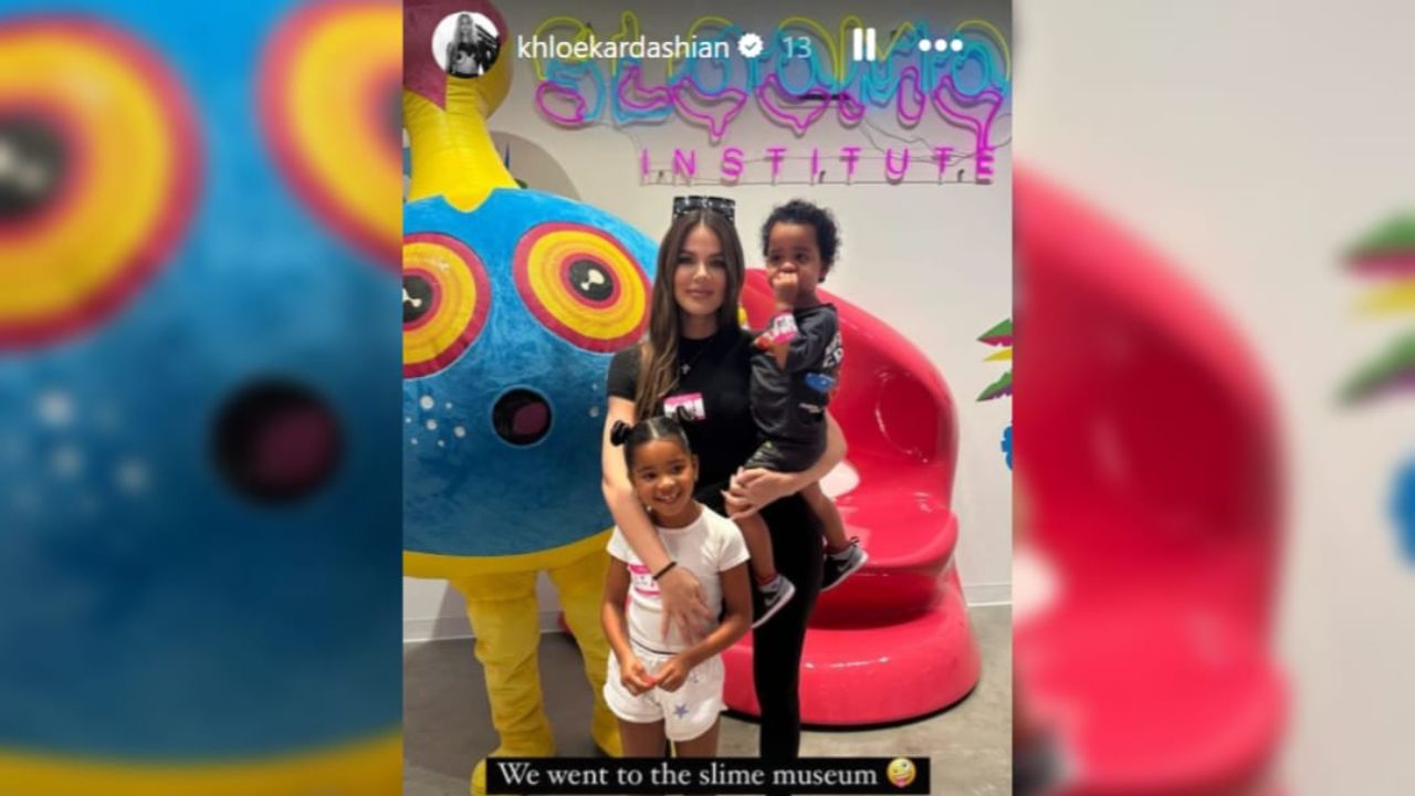 Khloé Kardashian Treats Daughter True, 6, and Son Tatum, 2, to a Fun-Filled Day at the Slime Museum; See PICS Here