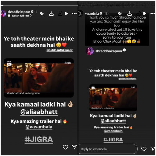 Jigra director Vasan Bala says ‘Bhool Chuk Maaf’ to Stree 2 actress Shraddha Kapoor’s fans; here’s why he apologized