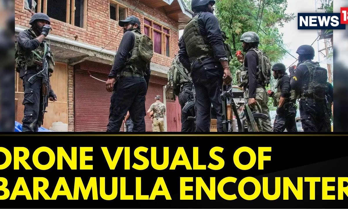 Jammu & Kashmir News | Exclusive Drone Visuals Of Baramulla Encounter | JK Encounter | News18
