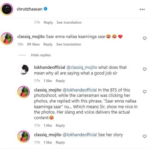 Not black but Shruti Haasan turns heads in purple saree; here’s how fans are reacting