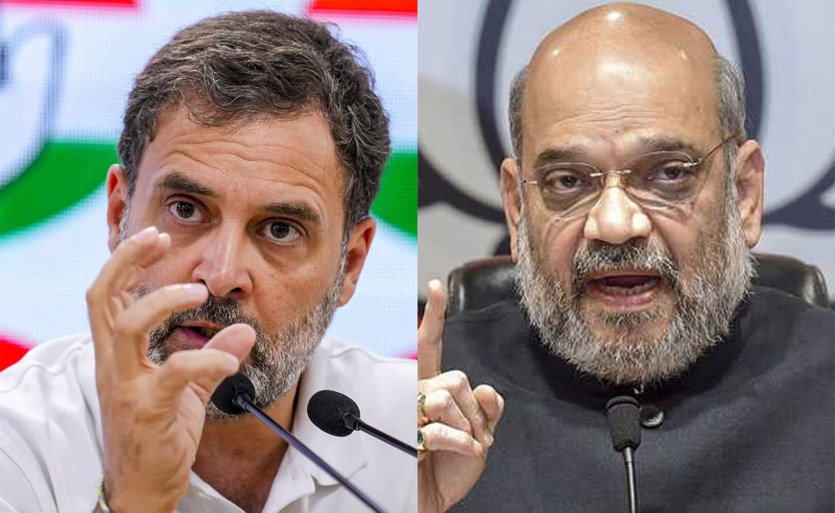 “Speaking Anti-National Things…”: Amit Shah On Rahul Gandhi’s Reservation Remark