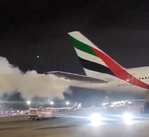 Video: Smoke Comes Out Of Dubai-Bound Flight In Chennai Before Takeoff
