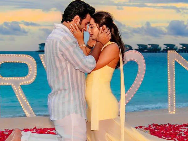 Aadar Jain and Alekha Advani are engaged Beach proposal photos are out