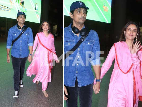 Watch: Aditi Rao Hydari and Siddharth make FIRST appearance after wedding