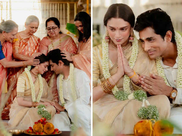 Aditi Rao Hydari and Siddharth are married. Check out the dreamy FIRST pics