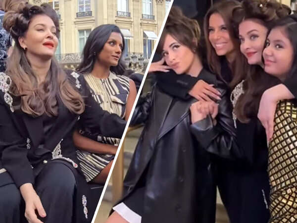 Paris Fashion Week 2024: Aishwarya Rai catches up with Simone Ashley and more