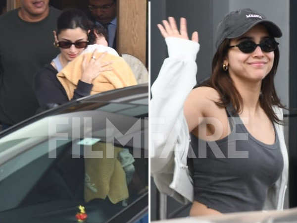 Alia Bhatt and Sharvari Wagh return from ALPHAâs shoot