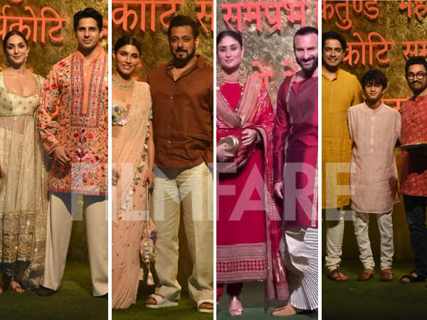 Photos: Salman Kareena and more shine at Ambaniâs Ganpati celebration