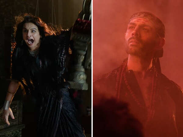 Bhool Bhulaiyaa 3 teaser: Vidya Balan haunts Kartik Aaryan and Triptii Dimri