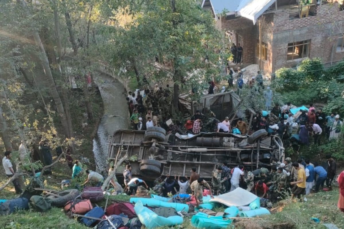 3 BSF Personnel Dead, 28 Injured After Bus Falls Into Gorge In J&K’s Budgam