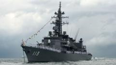 Japan sails warship through Taiwan Strait – reports
