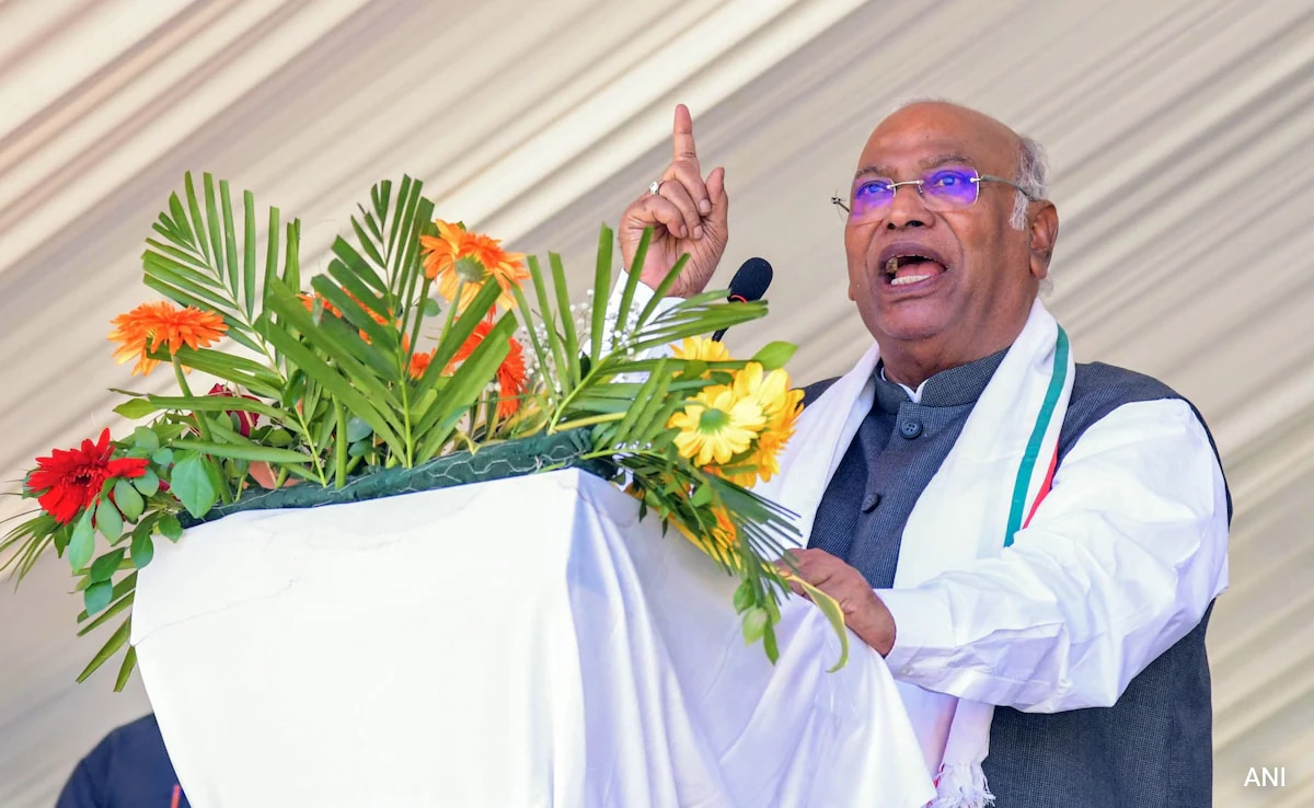 Won’t Die Till PM Modi “Removed” From Power: M Kharge After Falling Ill