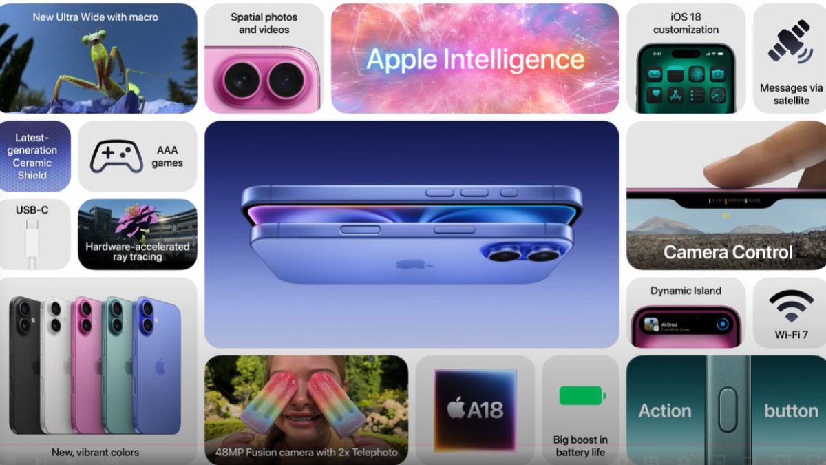 iPhone 16, iPhone 16 Plus With Updated Design Launched: See Price