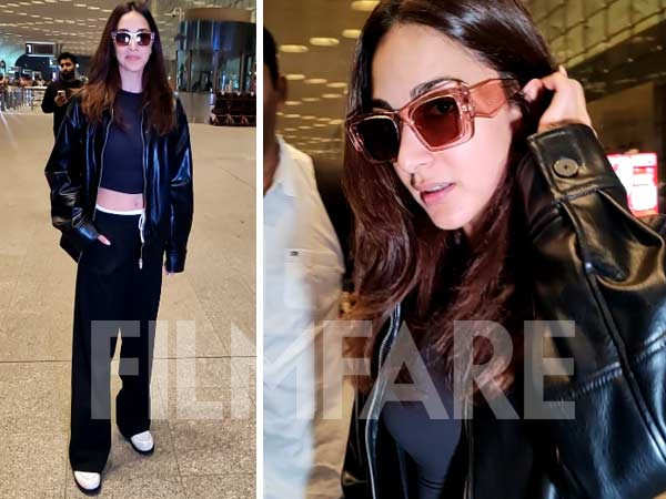 Photos: Kiara Advani leaves for War 2 shoot in a chic look