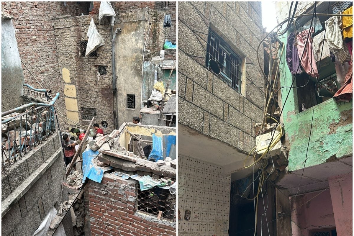 Portion Of House Collapses In Delhi’s Karol Bagh, Several Feared Trapped