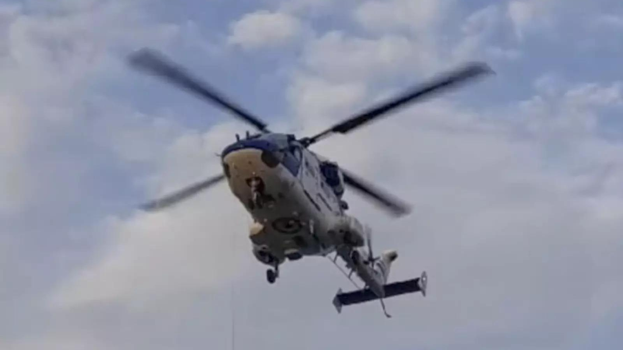 3 missing as Coast Guard helicopter makes emergency landing; search ops underway