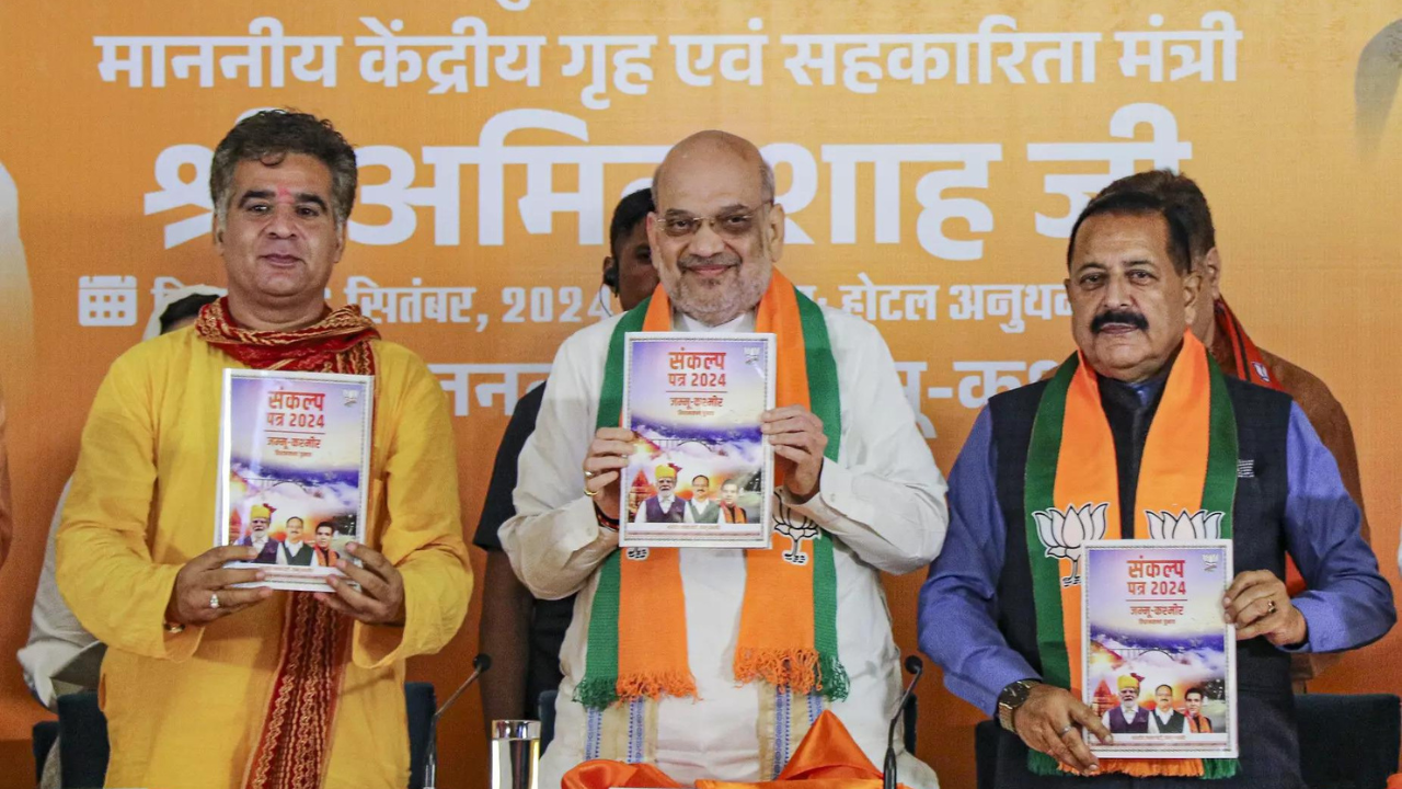 ‘Article 370 is history’: Amit Shah after releasing BJP’s manifesto for J&K polls ‘Article 370 is history’: Amit Shah after releasing BJP’s manifesto for J&K polls