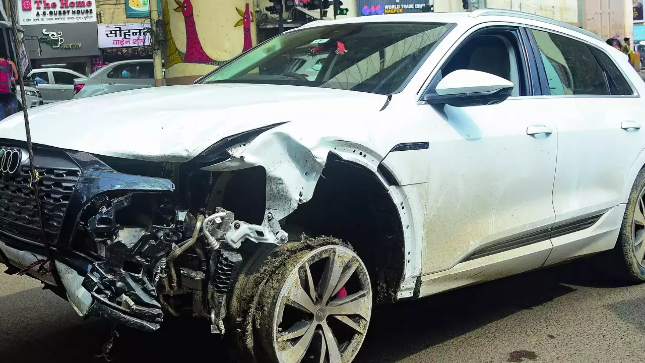 Maharashtra BJP chief son’s Audi runs amok in Nagpur, triggers pile-up, 2 hurt