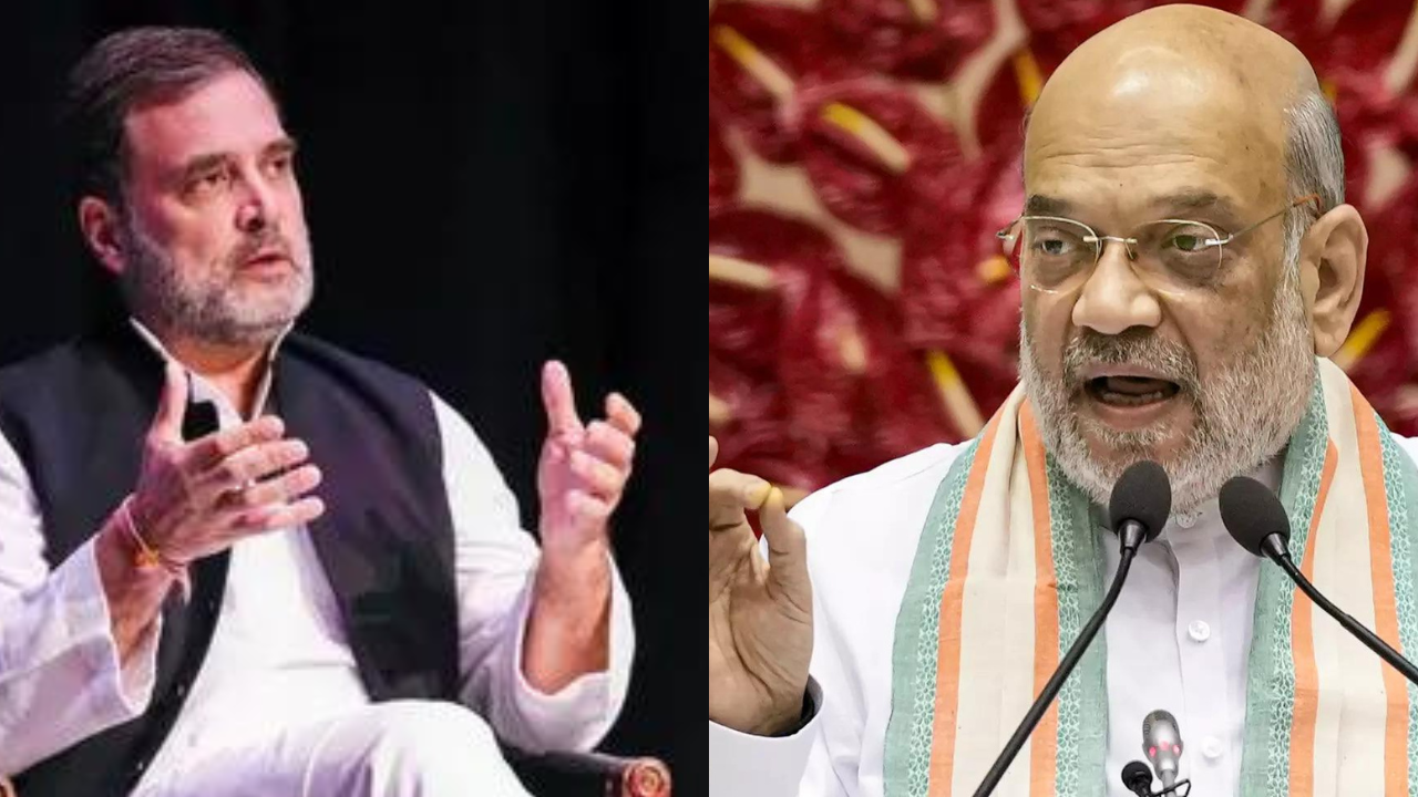 ‘Making anti-national statements’: Amit Shah targets Rahul Gandhi over remarks on reservation