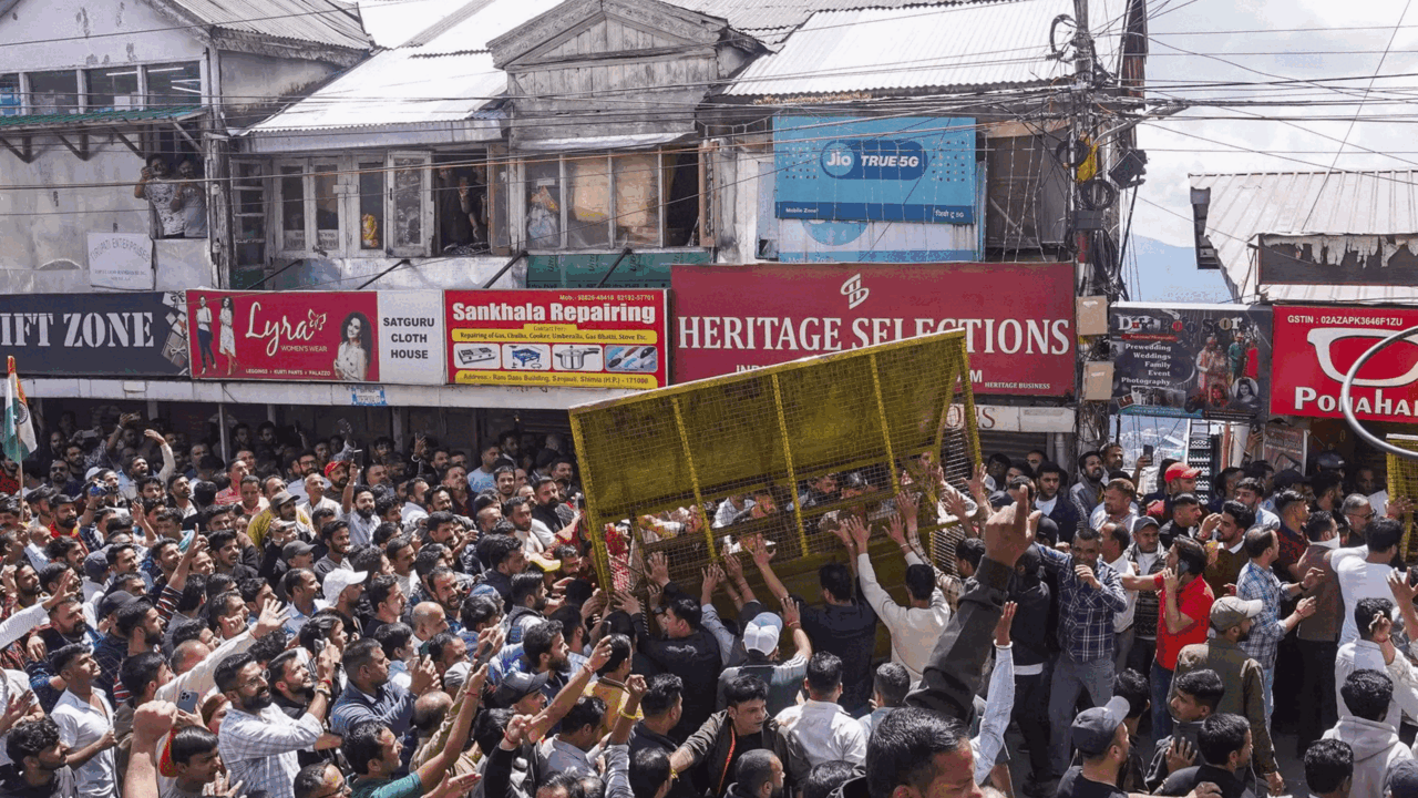 Mosque row: Himachal tense as protesters clash with police