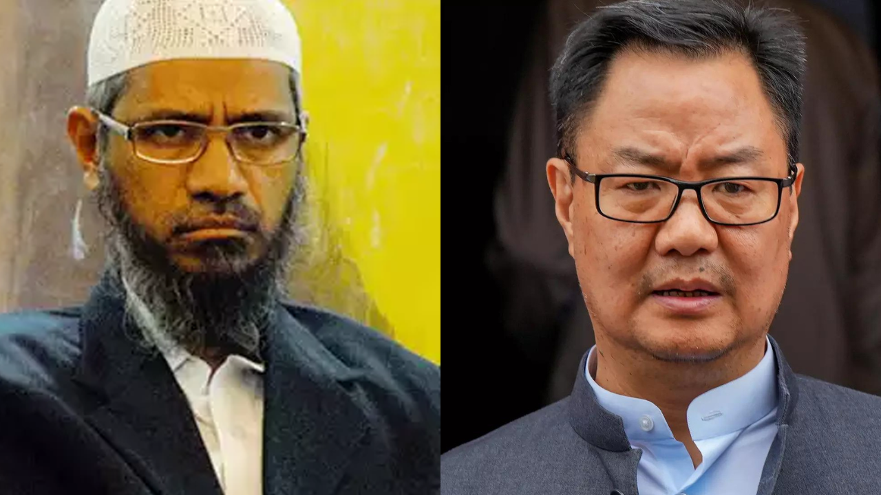 Fugitive Zakir Naik misleads Muslims on Waqf bill. Minister hits back