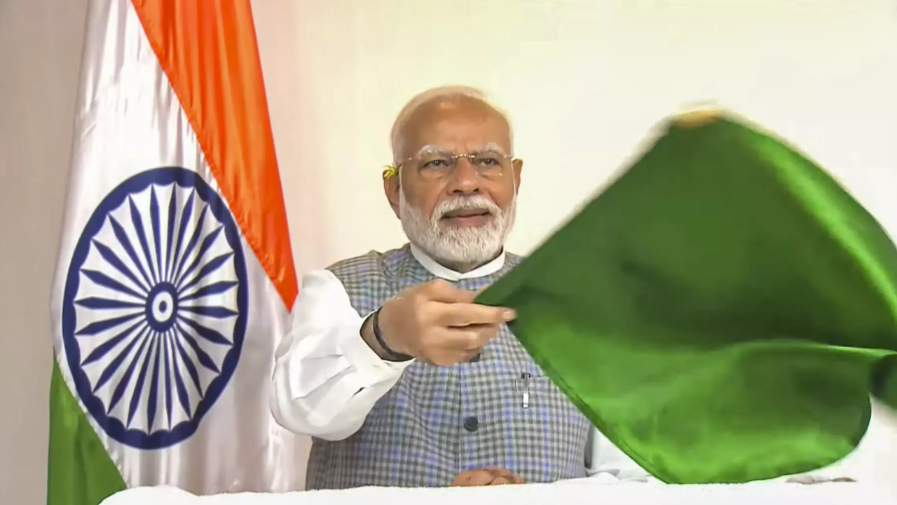 PM Modi flags off six Vande Bharat trains at Jharkhand’s Tatanagar