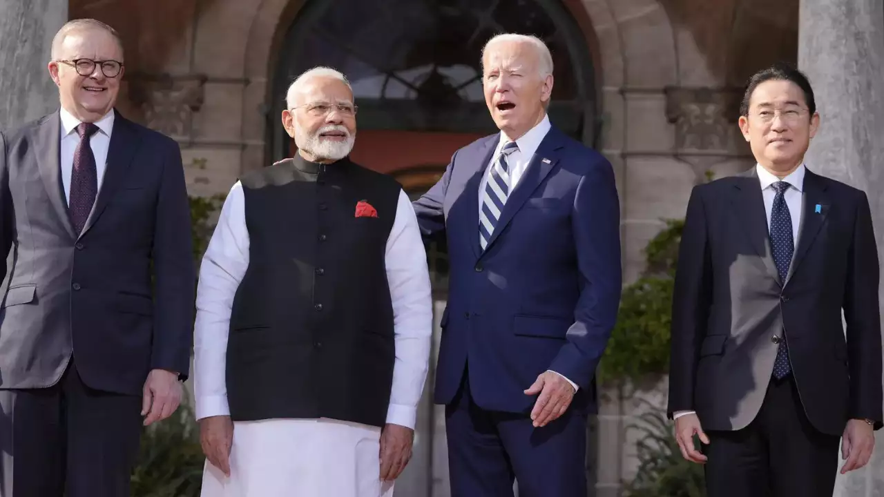 Watch: Biden places hand on Modi’s shoulder when questioned on Quad survival