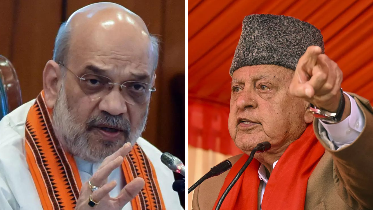 ‘Will respond to bullet with …’: Amit Shah warns Pak, slams Abdullahs for seeking dialogue