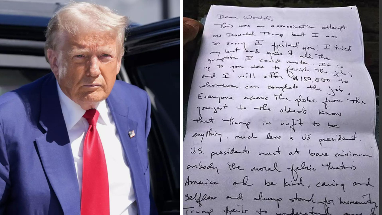 Trump assassination suspect’s chilling letter: ‘I failed you’