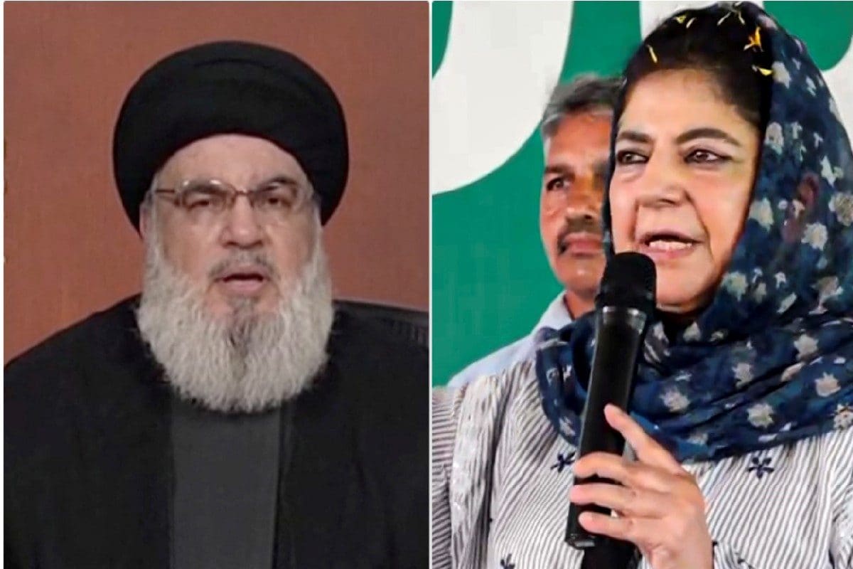 PDP’s Mehbooba Mufti Halts J-K Poll Campaign For A Day After Death Of Hezbollah Leader Nasrallah