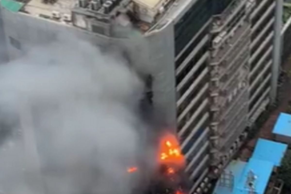 Fire Breaks Out At Mumbai’s Times Tower Building, Firefighters Arrive At Spot