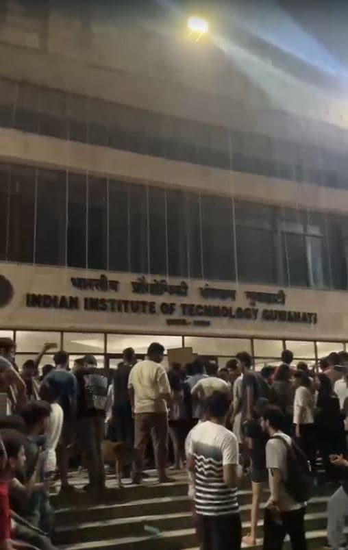 Massive Protest After IIT Guwahati Student Found Dead In Hostel Room