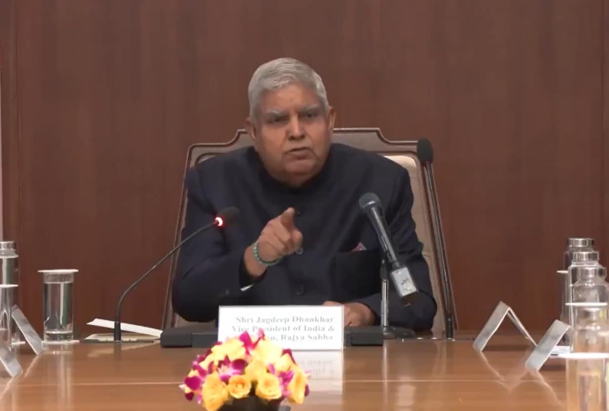 “Despicable”: Vice President Hits Out At Rahul Gandhi Over Remarks In US