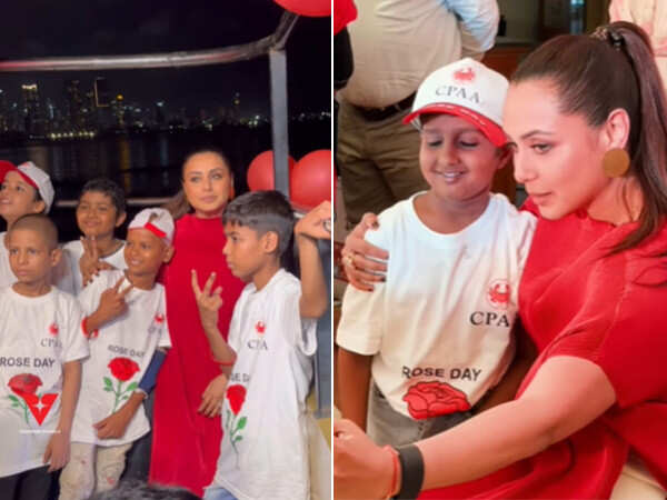 Rani Mukerji spends day with kids battling Cancer urges celebs to help