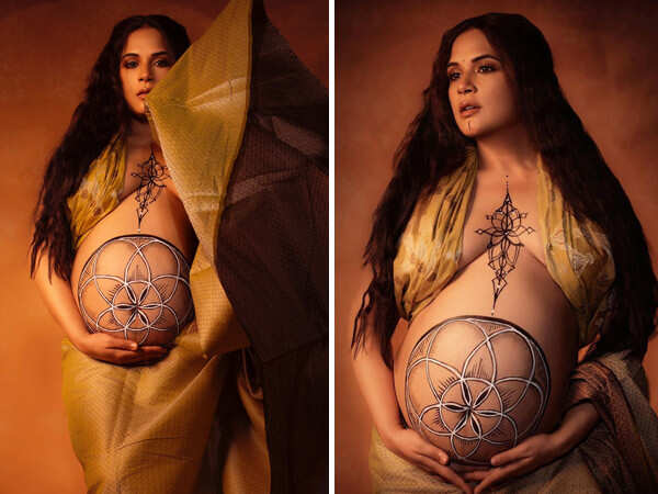 Pics: Richa Chadha shares unseen photos from her maternity shoot