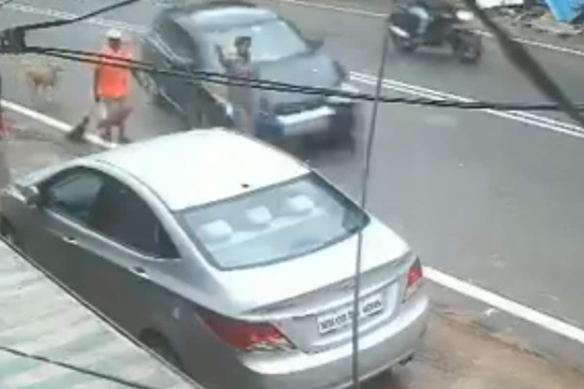 On Cam | Pedestrian Severely Injured After Speeding Car Hits Her In Hyderabad; Driver Arrested