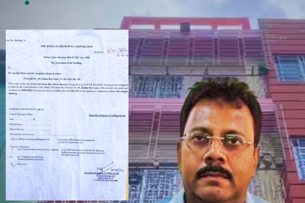 Ex-RG Kar Principal Sandip Ghosh Gets KMC Notice For ‘Illegal Construction’ In Kolkata House