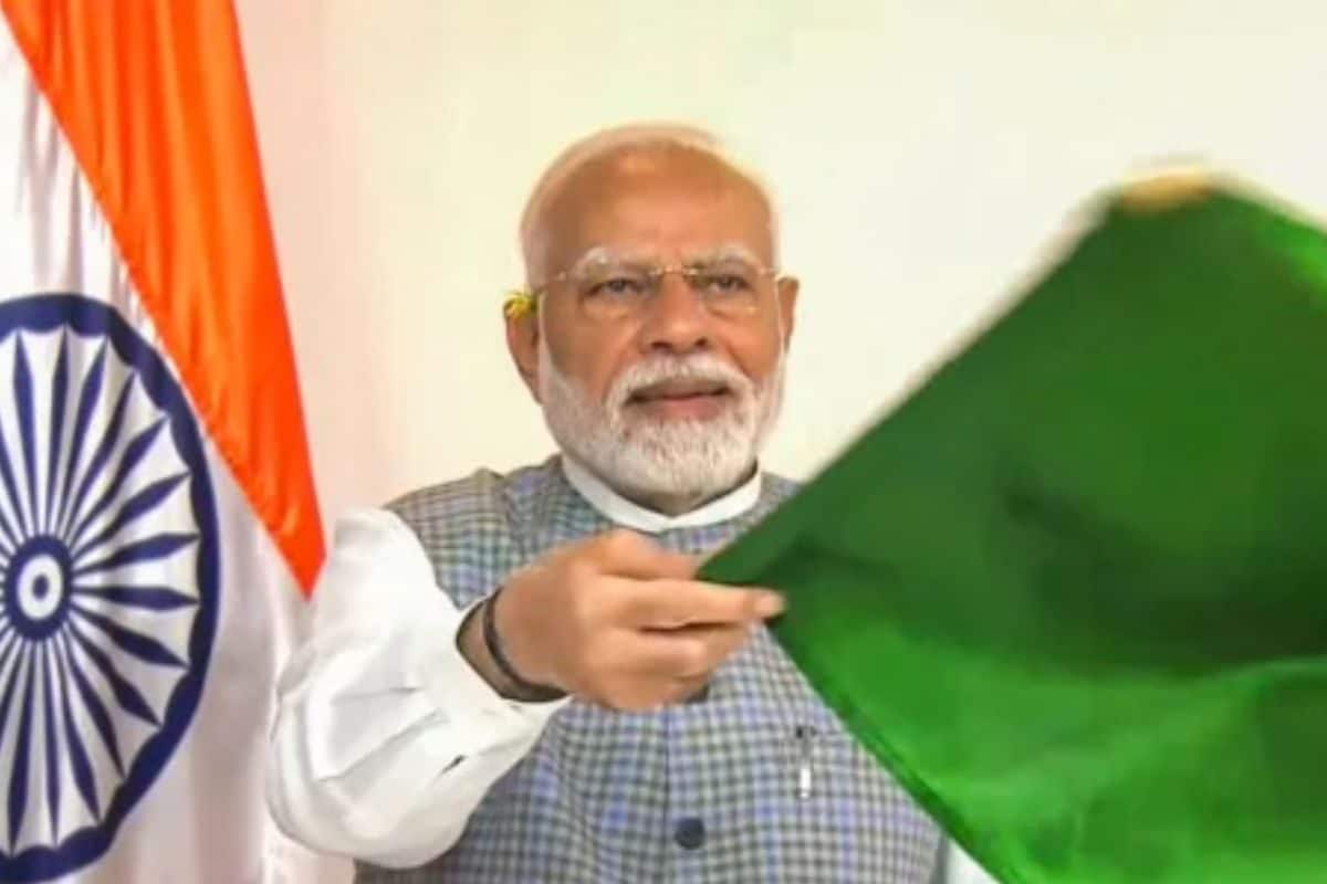PM Modi Arrives In Gujarat, To Flag Off India’s 1st Vande Metro On Sept 16