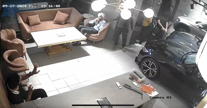 Video: Shooters Fire At Will Inside Delhi Car Showroom, Threaten Employees
