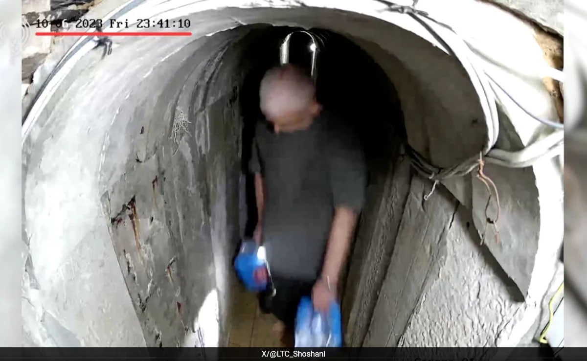 Video: Yahya Sinwar Spotted In Gaza Tunnel Hours Before October 7 Attacks