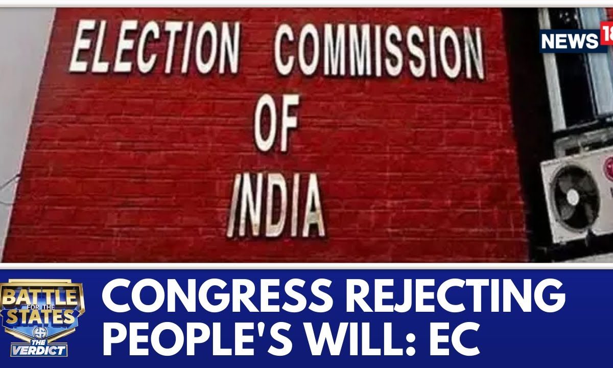 Poll Panel Writes to Congress Chief, Says Remarks By Congress Are A Rejection of People’s Will