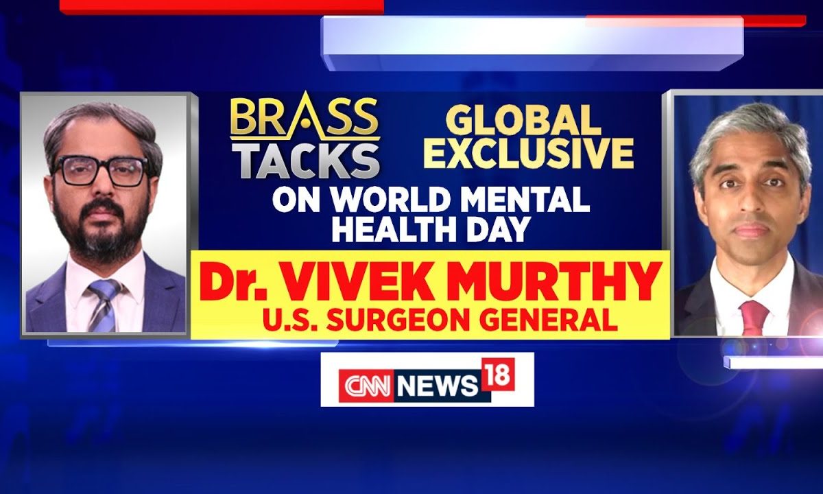 World Mental Health Day | US Surgeon General Dr Vivek Murthy On Importance Of Mental Health | News18