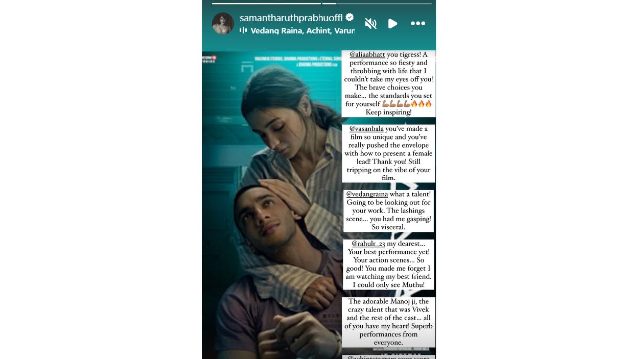 Samantha’s latest post for Alia Bhatt proves heartwarming, real, and wholesome friendships do exist in the film industry